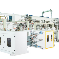 La mejor línea de producción automática de pañales para bebés, máquina empacadora de pañales, máquina para hacer pañales para bebés