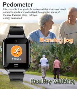 4G Android 8.1 SOS écran tactile vidéo appel Smartwatch avec GPS positionnement multi-mode surveillance de la santé pour les personnes âgées - Product Image 5