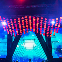 Lumières de projection 3D pour DJ, discothèque, mariage, décoration, système de sphères lumineuses LED magiques, lumière cinétique LED RGBW 16 bits