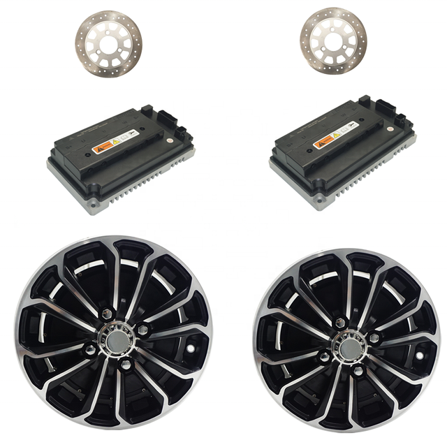 QS Motor QS205 3000W V3 Electric Car Hub Motor Kit 13x4.0inch Rim EM100 Controller Permanent Magnet Commutation Brushless