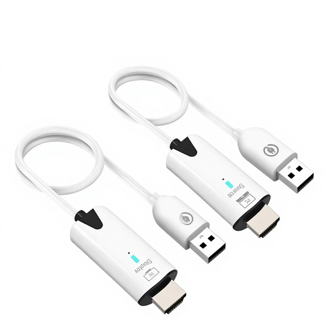 Wireless for Extender 4K High-Definition Video Screen-Mirroring Device for Laptops and TVs with PC Material