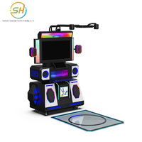 Machine de danse VR pour deux joueurs, machine de jeu d'arcade VR panoramique, équipement de jeu de réalité virtuelle