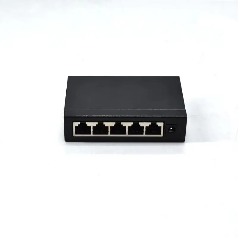 Caixa de interruptor Ethernet Poe 5 portas Ethernet Oem 5*10/100 Mbps Rj45