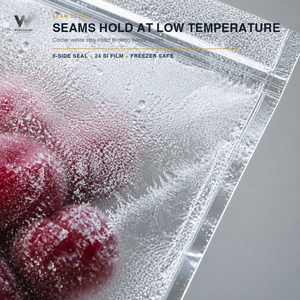 Transparent Cranberry Pouch 31x20+4cm 12x8in Bulk Dried Berry Large Baking Pack <b>Zip</b> Seal <b>Bag</b> Fruit 1300g Oversized Supplier - Product Image 5