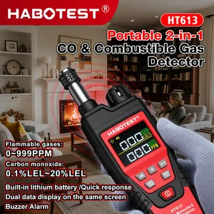 Analyseur de gaz numérique LCD HEDAO HT613, testeur de CO/gaz combustible, capteur électrochimique, haute précision, réponse rapide, usage domestique - Product Image 4