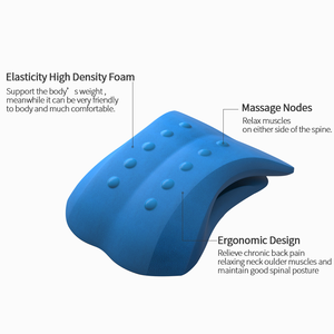 Coussin de soutien lombaire en mousse PU, correcteur de posture, étireur lombaire, repose-nuque, oreiller de traction cervicale - Product Image 6
