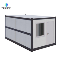 Maison préfabriquée pliable à montage rapide : Solution modulaire durable pour bureaux et logements d'urgence