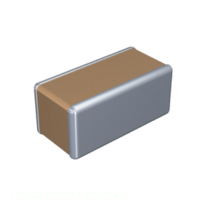 ตัวเก็บประจุเซรามิก0.047 uF ฝาครอบ C1632X7R1H473M070AC MLCC 0.047 uF 50V X7R 0612 0612 (1632เมตริก) ของแท้ - Product Image 1