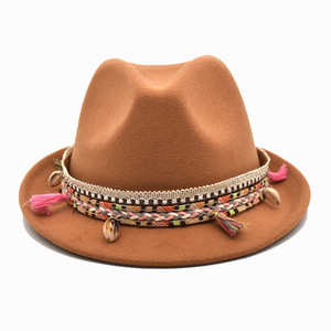 Nuovo arrivo in tinta unita autunno inverno caldo cappello di lana da uomo britannico cappello Fedora cappello a tesa piccola cappello in feltro per giocatore d'azzardo all'ingrosso - Product Image 4