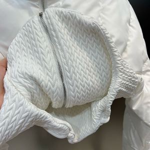 Giacche a bolle invernali più popolari giacca piumino personalizzata da donna con vita trapuntata fantasia - Product Image 6