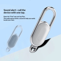 Traceur GPS GSM Métal Mini Étanche IP67 pour Animaux de Compagnie, Anti-Perte, pour Chiens et Chats, avec Porte-clés, Autonomie de 1 An, Stockage Cloud