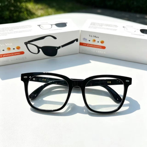 Gafas con Montura de Plástico Transparente, Diseño Cuadrado y Ligero para Uso Diario - Product Image 5