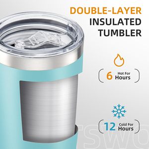 Premium Double Wall Vacuum Insulated Travel Mug For <b>Coffee</b> Tea Outdoor Camping Leakproof Durable Stainless Steel Tumbler - Product Image 2