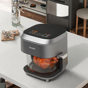 Цифровая электрическая воздушная фритюрница, портативная, без масла, нетоксичное пищевое качество, умная кухонная фритюрница для жарки во фритюре - Product Image 1
