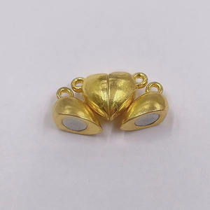 G1665 फैशन मिश्र धातु मैग्नेट लटकन दिल आकर्षण चुंबकीय गहने बनाने के लिए - Product Image 2