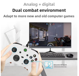 Manette filaire T-A102L, best-seller usine, pour <span class=keywords><strong>PC</strong></span>/TV Box/smartphone, avec bouton Turbo Macro, fonction silencieuse, double vibration, Plug and Play - Product Image 2