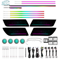 Kit de Decoración de Luces LED Interiores para Automóvil, Panel de Estilo Estrellado Colorido Dinámico con Luz Ambiental para Land Rover Discovery 5 2017-2025