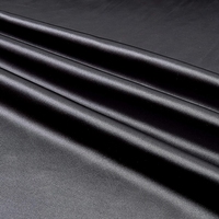 Satén suave para el hogar, material de sábana de cama, ancho, tela satinada sedosa de poliéster para ropa de cama