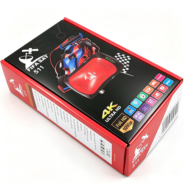 Free to Air DVB-S2 Satellite Receiver Dual LED Sensor Digital 1080P USB WiFi Plastic Set Top Box Decoder OEM Brand Private Mold