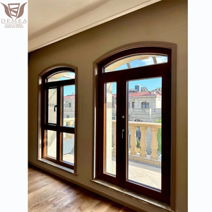DEMEA stile europeo <span class=keywords><strong>finestra</strong></span> francese con griglia <span class=keywords><strong>decorativa</strong></span> Design Villa di lusso isolato doppi vetri <span class=keywords><strong>in</strong></span> alluminio a battente <span class=keywords><strong>in</strong></span> <span class=keywords><strong>legno</strong></span> - Product Image 4