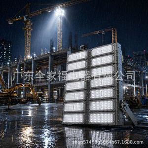 ไฟอุโมงค์ LED 120lm/W ชิป COB ตัวเรือนอะลูมิเนียมอัลลอยด์ กันน้ำ สำหรับไซต์ก่อสร้างและไฟสนามกีฬา - Product Image 3
