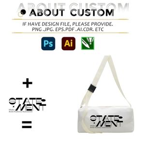 Sac à bandoulière en nylon grande capacité, sac à main à sangle unique, logo personnalisé pris en charge pour les trajets quotidiens, le shopping, les voyages en plein air - Product Image 3
