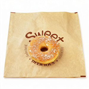 Papel Antigrasa Ecológico Brasileño para Comida para Llevar, con Cierre Hermético, Impermeable, de Grado Alimenticio, para Panadería, Supermercado, Burger King - Product Image 2