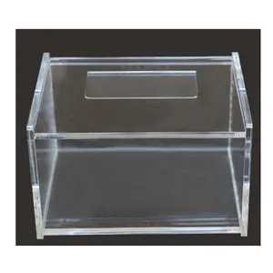 Transparente Acryl Rezept karten halter Aufbewahrung sbox
