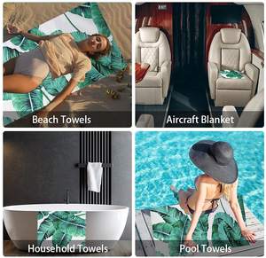 Toalla <span class=keywords><strong>de</strong></span> Playa <span class=keywords><strong>de</strong></span> Microfibra Suave al por Mayor, Secado Rápido, Hipoalergénica, Sin Arena, con Estampado por Transferencia Térmica, Toalla <span class=keywords><strong>de</strong></span> Poliéster Sublimada para Verano - Product Image 6