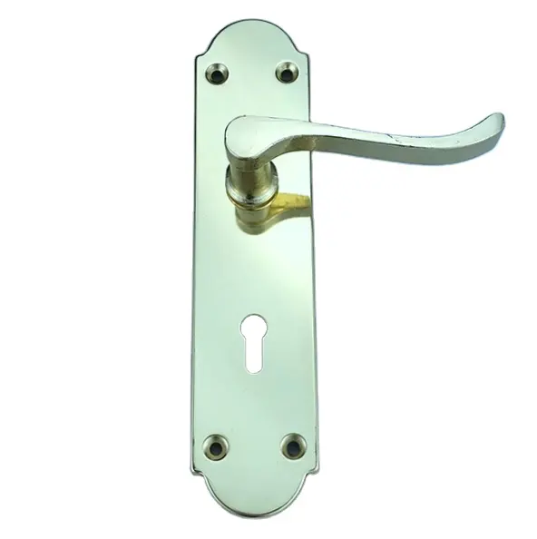 Châu Phi Hot Bán Thiết Kế Nhôm Sắt Doorlock Xử Lý Giá Thấp Khách Sạn Khóa Cửa Lỗ Mộng