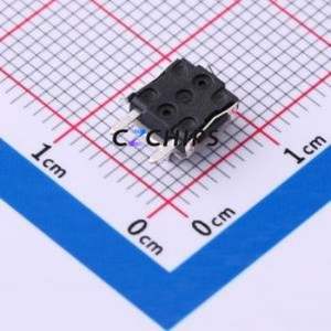 GT-TC127A-H035-L5 Tactile Switch SMD Switch Single Pole Single Throw Round Button 1.8N Right Angle Insert - Product Image 2