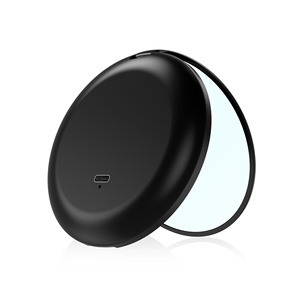 Xách Tay Mini Túi <span class=keywords><strong>Vanity</strong></span> Gương Đèn LED Biểu Tượng Tùy Chỉnh Đôi Hai Mặt Gấp Nhỏ Gọn Mỹ Phẩm Gương Magnifying Trang Điểm Gương - Product Image 2