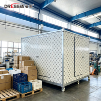 Chambre froide mobile, unité de réfrigération monobloc 2HP, stockage frigorifique portable pour supermarché et usine