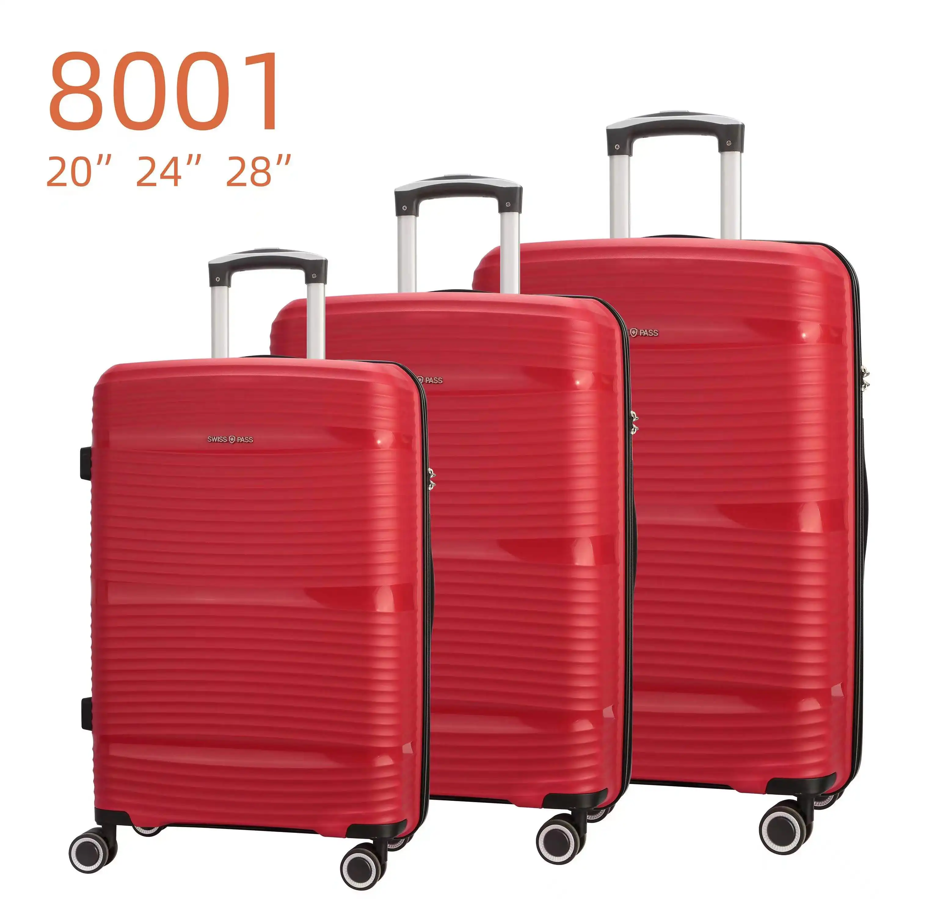 2022 Honeymoon mala de viagem bordo OEM/ODM 20/24/28 PP hardshell custom logo high quality luggage sets hard case suitcase