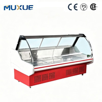 MUXUE komersial daging Deli Butcher tampilan kulkas kulkas berpendingin Deli pendingin etalase Deli pendingin MX-SSG1500F