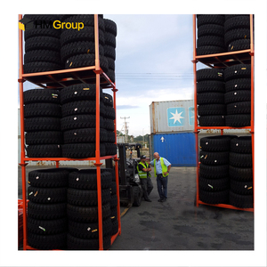 Almacenamiento de almacén de alta calidad Acero dulce Q235 Estante de almacenamiento de neumáticos desmontable apilable duradero - Product Image 3