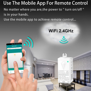 Smart 3-Gang RF Wireless Switch Set 1000W Carga 10A Receptor Lámpara <span class=keywords><strong>de</strong></span> techo Compatible No se necesita cableado - Product Image 6