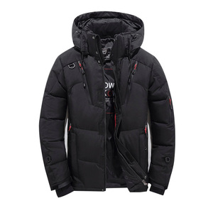 Giacca invernale da uomo di lusso Casual con cappuccio <span class=keywords><strong>Parka</strong></span> Plus Size impermeabile a Shell cappotto <span class=keywords><strong>corto</strong></span> - Product Image 5