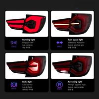 Feux arrière à LED dynamiques séquentiels de qualité supérieure pour BMW X3 F25 2010-2017 avec amélioration du style des feux de positionnement