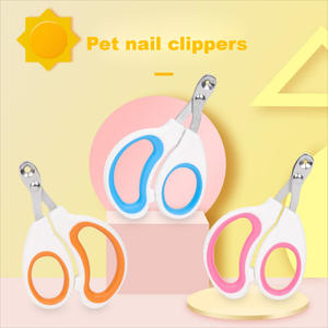 プロのステンレス鋼ペットネイルクリッパートリマー爪グルーミングはさみ小型犬猫用プラスチックアクセサリー猫ペット - Product Image 3