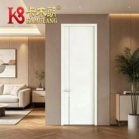 Portes intérieures modernes en bois composite massif, isolation acoustique, construction durable, école, salle à manger, chambre, hôtel, appartement, villa