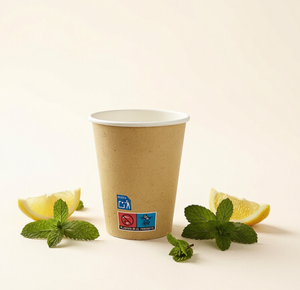 แก้วกระดาษขนาด 8 ออนซ์ 9 ออนซ์ 10 ออนซ์ ผลิตภัณฑ์ร้านกาแฟ แก้วกาแฟแบบกำหนดเอง แก้วกาแฟแบบใช้แล้วทิ้ง ย่อยสลายได้ ภาชนะบรรจุกาแฟ บรรจุภัณฑ์อาหาร - Product Image 3