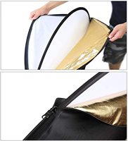 Reflector de luz plegable para fotografía 5 en 1 con bolsa para estudio fotográfico iluminación interior y exterior