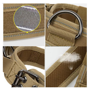<span class=keywords><strong>Collar</strong></span> y Correa para Perro de Lujo, Personalizados, de Nailon, con Hebilla Metálica Ajustable, Resistentes, para Entrenamiento Táctico - Product Image 3