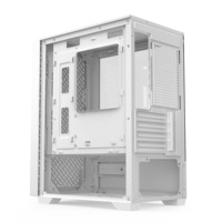 Boîtier noir pour PC de jeu 0.4SPCC Steel + Dual HDD Bays | 240mm AIO & 6x120mm Fan Support USB3.0 4 PCI Slots for M-ATX/ITX Builds
