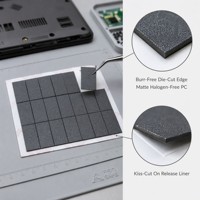 Lámina de Aislamiento de PC Negra, Cortada a Medida, de 0.3mm, Almohadilla Aislante de Policarbonato para PCB, Baterías y Electrónica, OEM