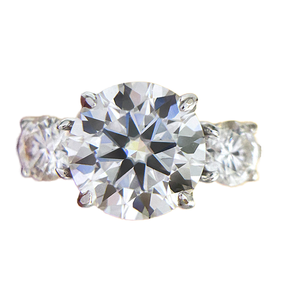 Anillo Ovalado de Lujo con Moissanita de 12 Quilates, Brillante, Chapado en Rodio, con Engaste Pavé, para Uso Diario, Certificado GRA, Plata 925, Blanco - Product Image 1