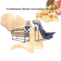 Mélangeur à tambour en acier inoxydable pour snack-chips, nouvel état, rouleau de pommes de terre, machine d'assaisonnement pour chips, machines de fabrication d'assaisonnement