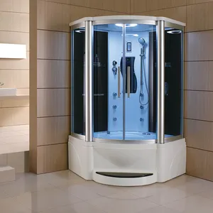 عالية الجودة شعبية مذهلة الضميمة 130x130 هيدرو غرفة استحمام وتدليك الحمامات دش البخار المقصورة