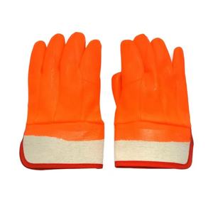 Guantes de Seguridad de Invierno Cálidos y Resistentes a Bajas Temperaturas, con Forro de Algodón y Recubrimiento de PVC, Personalizables y al Por Mayor Directo de Fábrica - Product Image 5